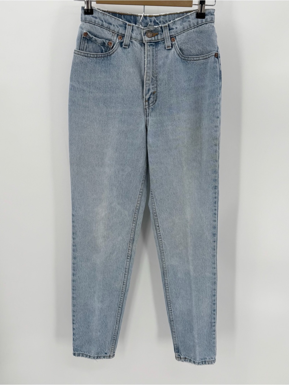 Levi's Jeans Juniors 7 M Blue 512 Slim Fit Tapered Leg Vintage 90s Western READ
